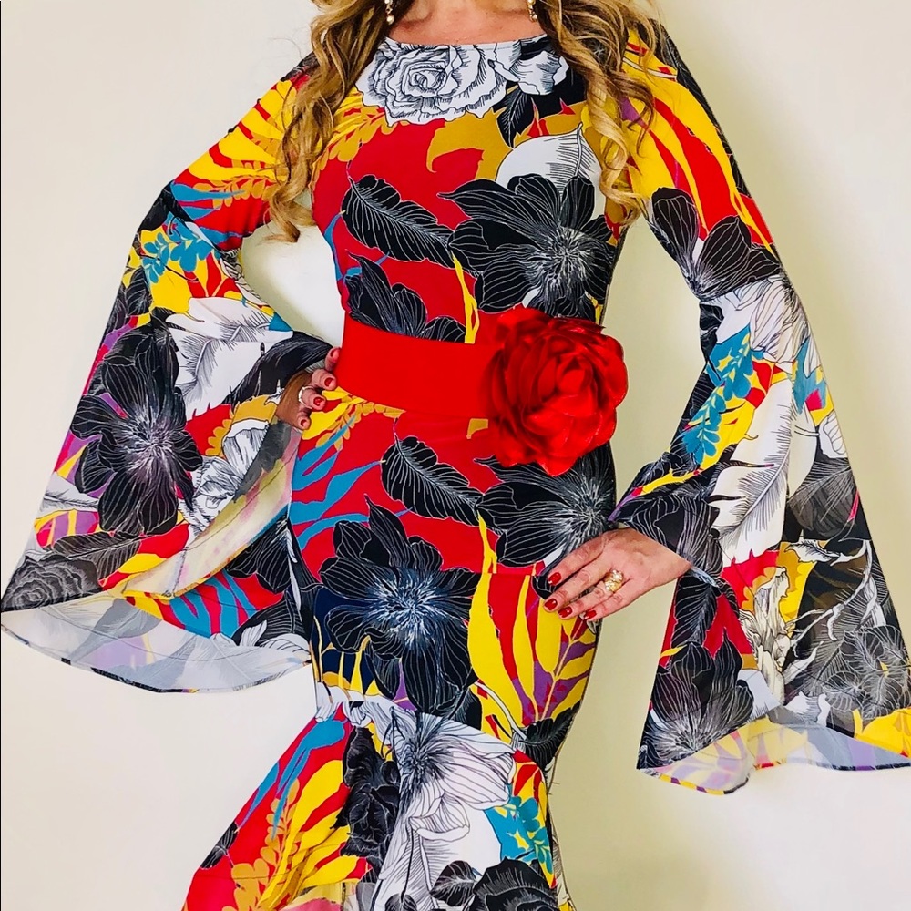 Beautiful exotic cocktails dress